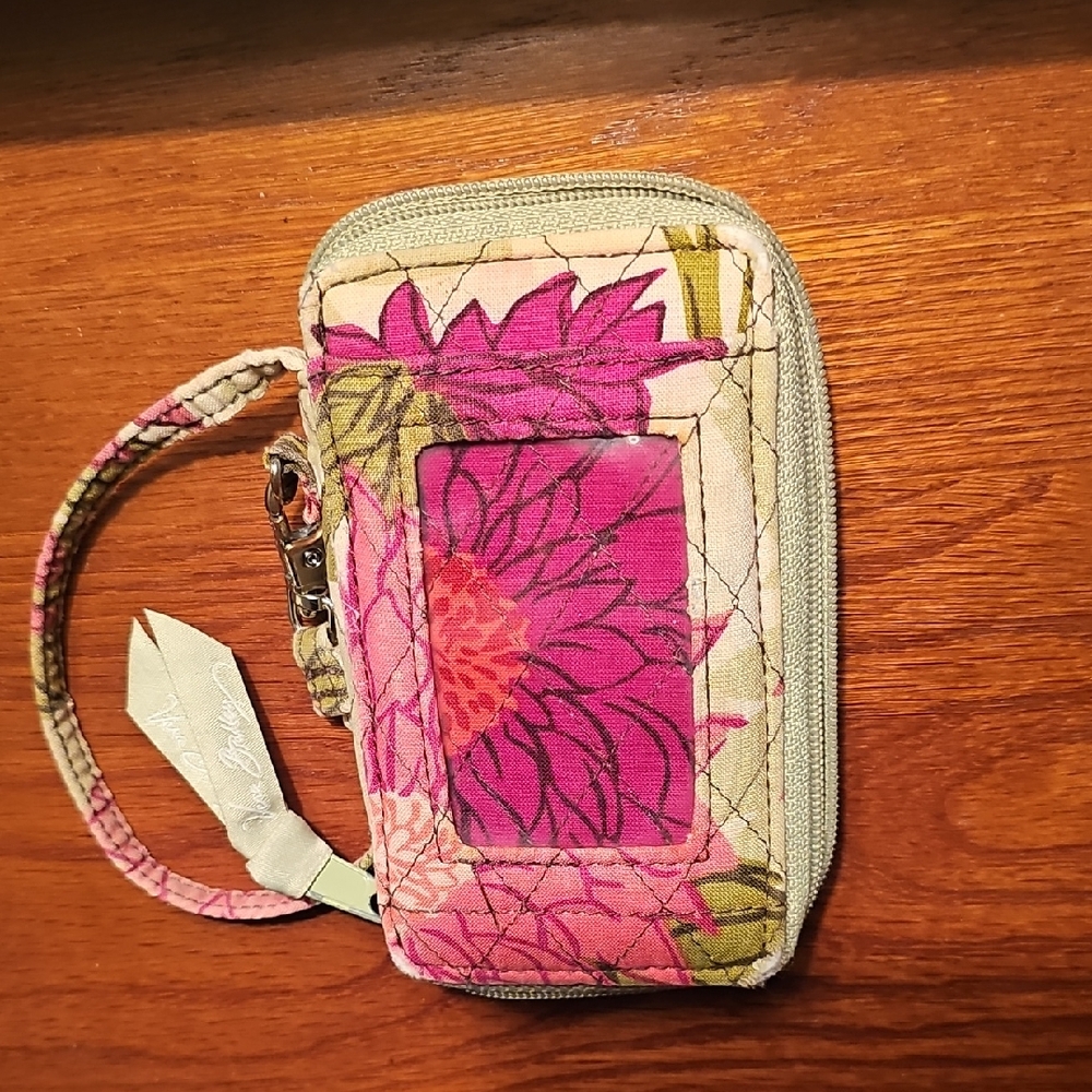 Vera Bradley Pink Floral Wristlet